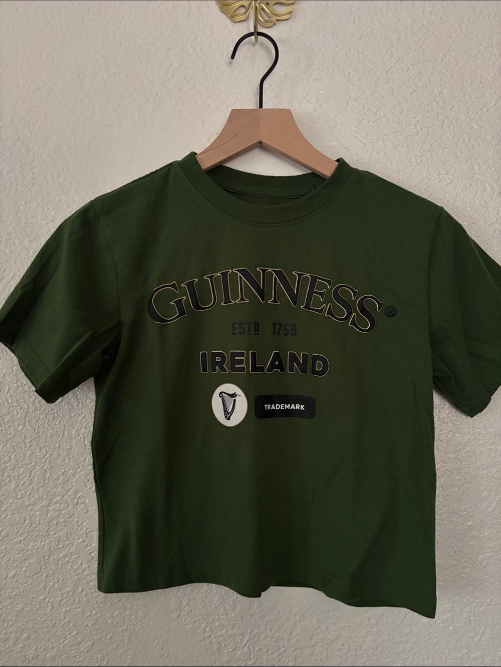 Guinness crop tee
